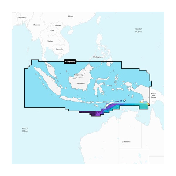 印尼與馬來西亞 - 海圖